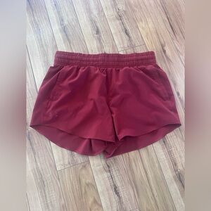 Under Armour Burgundy Performance Shorts